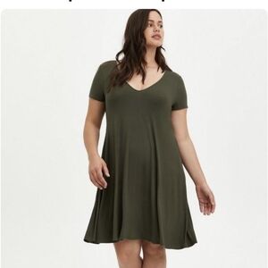 Torrid Super Soft Trapeze Dress